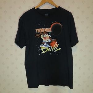 Vintage Tazmanian devil Mens T-shirt Size Large